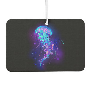 Vibrant Color Glowing Jellyfish Autolufterfrischer