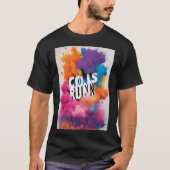 Vibrant Color Run Event Graphic T-Shirt (Vorderseite)