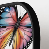 Vibrant Colorful Butterfly Illustration” Pickleball Schläger (Linke Seite)