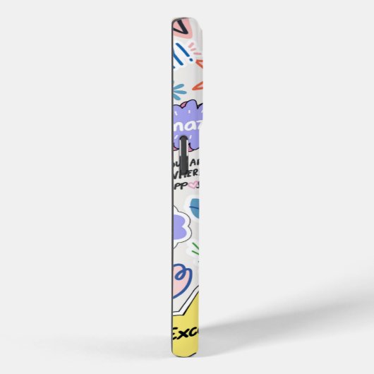 Vibrant Confidence iPhone 15 Pro Fall Case-Mate iPhone Hülle (Rückseite / Rechts)