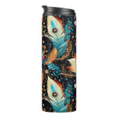 Vibrant Cosmic Rocket Adventure Thermosbecher (Nach rechts gedreht)