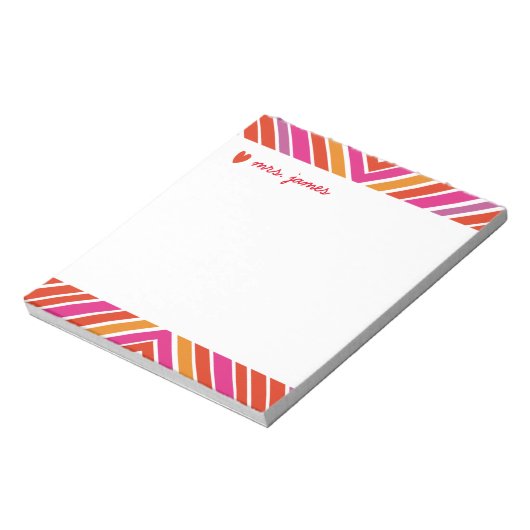 Vibrant Criscross Notizblock (Rotiert)