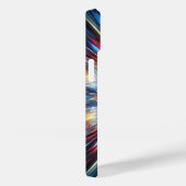 Vibrant Crystal Burst Phone Case Abstract Geometri (Rückseite / Rechts)