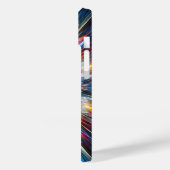 Vibrant Crystal Burst Phone Case Abstract Geometri (Rückseite / Links)