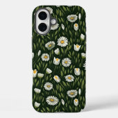 Vibrant Daisy Pattern with Lush Green Accents Case-Mate iPhone Hülle (Rückseite)