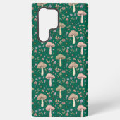 Vibrant Deep Emerald Fungi Seamless Sophisticated Samsung Galaxy Hülle (Rückseite)