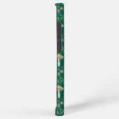 Vibrant Deep Emerald Fungi Seamless Sophisticated Samsung Galaxy Hülle (Rechte Seite)