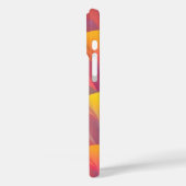 Vibrant Digital Print iPhone16 Case - farbenfroher (Rückseite / Links)