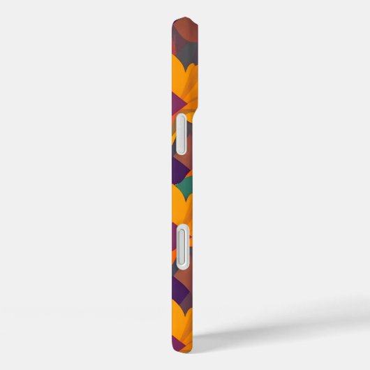 Vibrant Digital Print iPhone16 Case - Nahtlose Pat (Rückseite / Rechts)