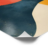 Vibrant Dimensional Prism Poster (Ecke)