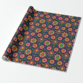 Vibrant Diwali Mandala Mirage Geschenkpapier (Ungerollt)