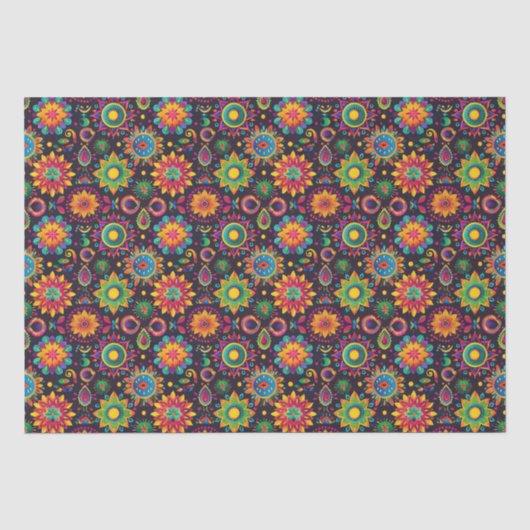 Vibrant Diwali Seidenpapier (Vorderseite)