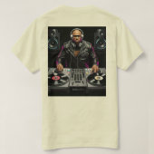 "Vibrant DJ Print T - Shirt: Elevate Your Style" T-Shirt (Design Rückseite)