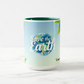 Vibrant Dopamine Eco-Guardians' Embrace Tasse (Zentrum)