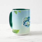 Vibrant Dopamine Eco-Guardians' Embrace Tasse (Vorderseite Links)