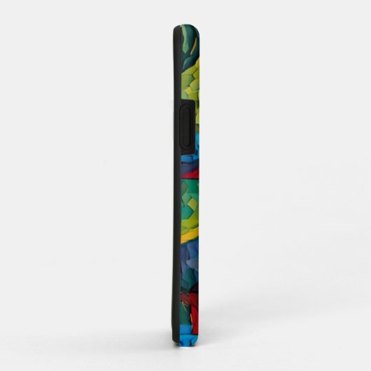 Vibrant Dreams Geometry – Bold Modern Abstract Art Case-Mate iPhone Hülle (Hinten/Rechts)