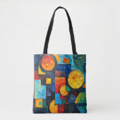 Vibrant Dreams Geometry – Bold Modern Abstract Art Tasche (Vorderseite)