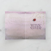 Vibrant Enjoy the Little Things Butterfly Birthday Karte (Innenseite)