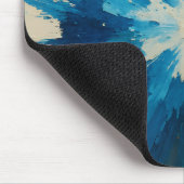 Vibrant Explosion – Abstract Expressionist Energy Mousepad (Ecke)