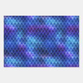 Vibrant Fantasy Dragon Scale Patterns Geschenkpapier Set (Vorderseite 2)