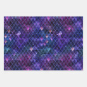 Vibrant Fantasy Dragon Scale Patterns Geschenkpapier Set (Vorderseite)