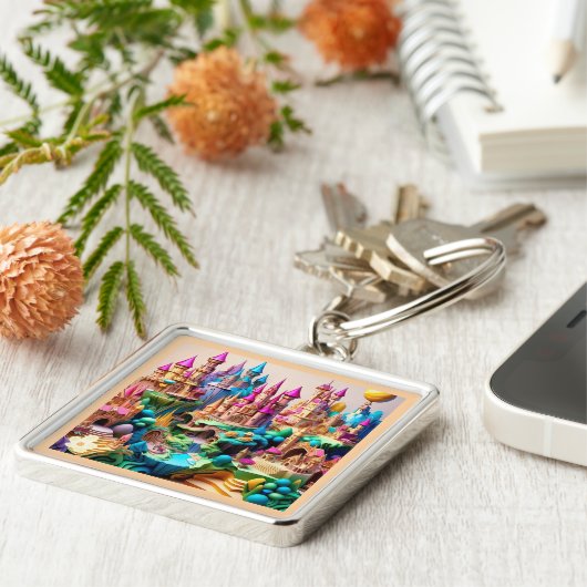 "Vibrant Fantasy Illustrations" Schlüsselanhänger (Seite)