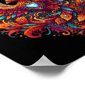 Vibrant Fantasy Pcute Ss Cute Ssnix Mythical Bird  Poster (Ecke)