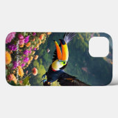 "Vibrant Feathers" Case-Mate iPhone Hülle (Rückseite (Horizontal))