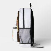 Vibrant Feline Grace Bedruckter Rucksack (Rechts)