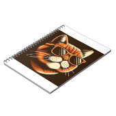 Vibrant Feline Grace Notizblock (Linke Seite)