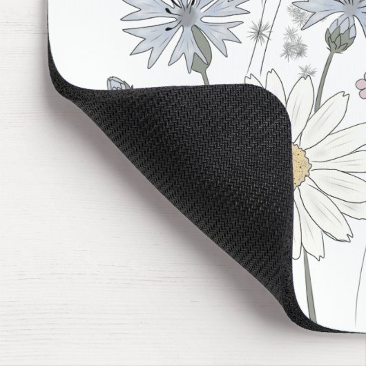 Vibrant field of wildflowers mousepad (Ecke)