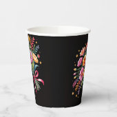 Vibrant Fiesta Wedding Bouquet Wedding Pappbecher (Links)