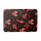  Vibrant floral and leafy pattern designs Badematte (Vorderseite)