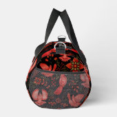  Vibrant floral and leafy pattern designs Duffle Bag (Rechts)