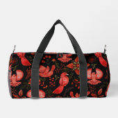  Vibrant floral and leafy pattern designs Duffle Bag (Rückseite)