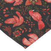  Vibrant floral and leafy pattern designs Kurzer Tischläufer (Ecke)