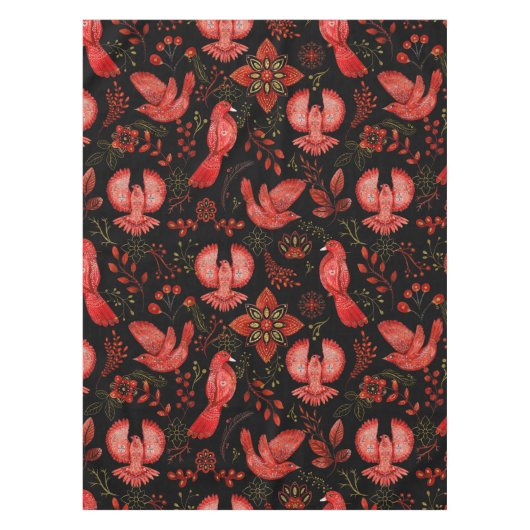  Vibrant floral and leafy pattern designs Tischdecke (Vorderseite)