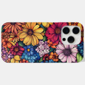 Vibrant Floral Bouquet iPhone Case (Rückseite (Horizontal))