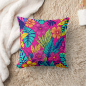 Vibrant Floral design cushion Kissen (Decke)