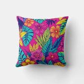 Vibrant Floral design cushion Kissen (Rückseite)