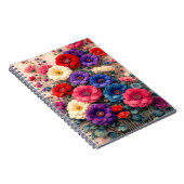 Vibrant Floral Garden Notizblock (Rechte Seite)