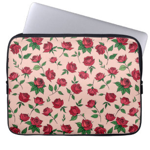 🌸Vibrant Floral Rosengarten-Tech-Hülle🌸 Laptopschutzhülle