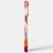Vibrant Flow | Funky Retro Initial Monogramm Case-Mate iPhone Hülle (Rückseite / Rechts)