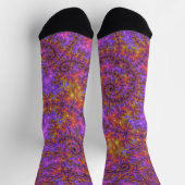 Vibrant Fractal Socks Socken (Oben)
