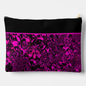 Vibrant Fuchsia Cosmetic Pouch Zubehörtasche (Rückseite)