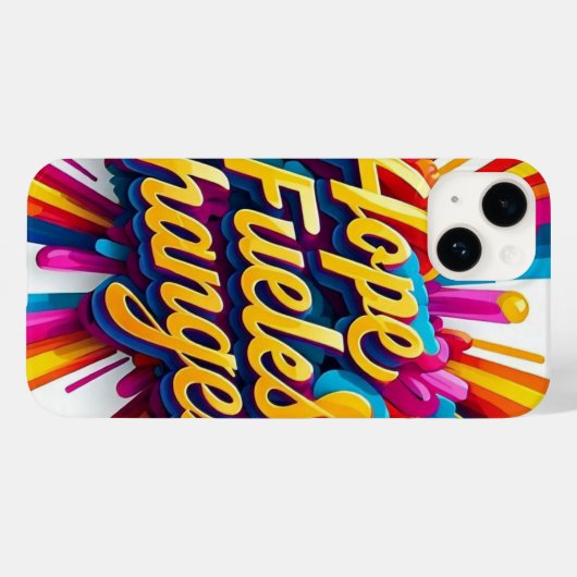 "Vibrant Futures" Case-Mate iPhone Hülle (Rückseite (Horizontal))