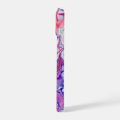 Vibrant Galaxy Acrylic Pour Phone Case iPhone 15 Hülle (Linke Seite)