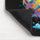 Vibrant Gamer Splash Mouse Pad Mousepad (Ecke)