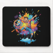 Vibrant Gamer Splash Mouse Pad Mousepad (Vorne)
