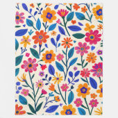 Vibrant Garden Glow 60x80 Fleece Blanket (Vorderseite)